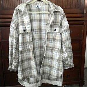 Princess Polly flannel shirt jacket